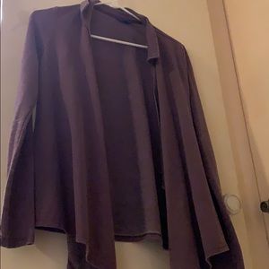 Purple collared jacket